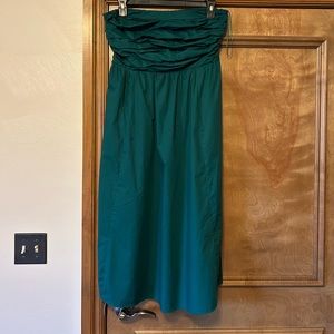 Strapless Green Emerson Dress - Abercrombie